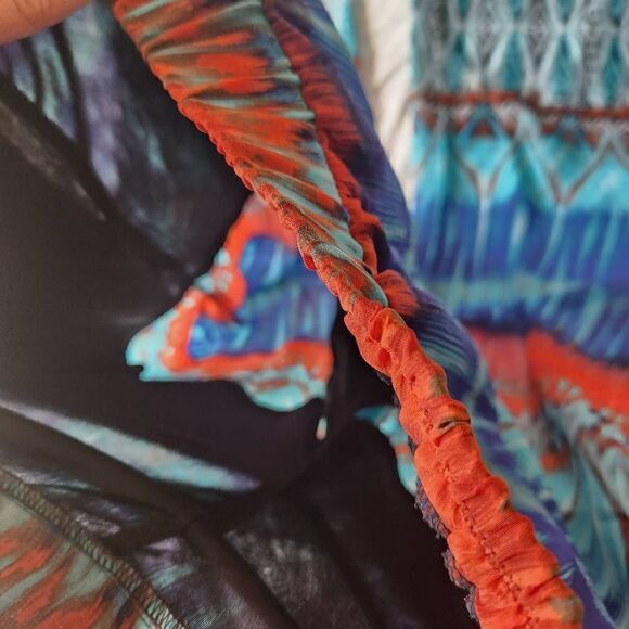 Bisou Bisou Sheer Wide Leg Swim Beach Palazzo Pants Size Large - Picture 5 of 7